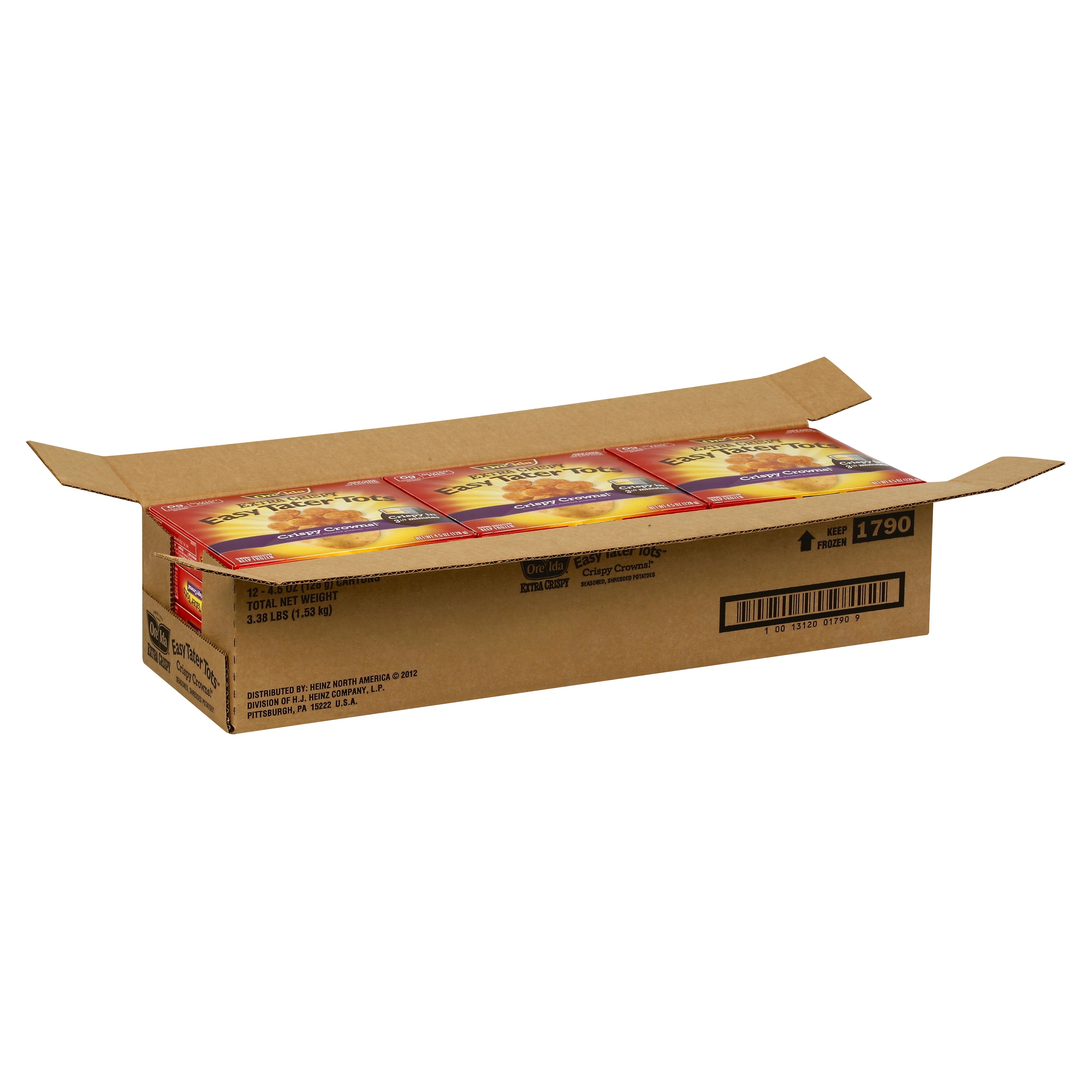 Ore Ida Core Frozen Potatoes Extra Crispy 4.5 Ounce Size - 12 Per Case.