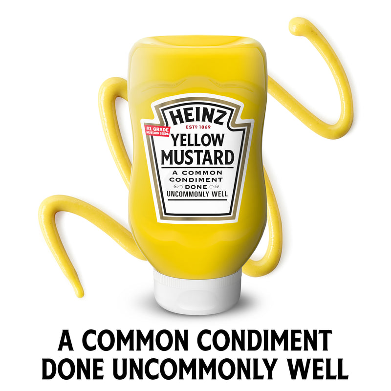 Heinz Yellow Mustard, 1.25 Pound Each - 12 Per Case.