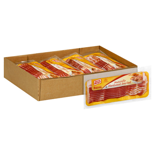 Oscar Mayer Bacon Sliced Blue White 8 Ounce Size - 12 Per Case.