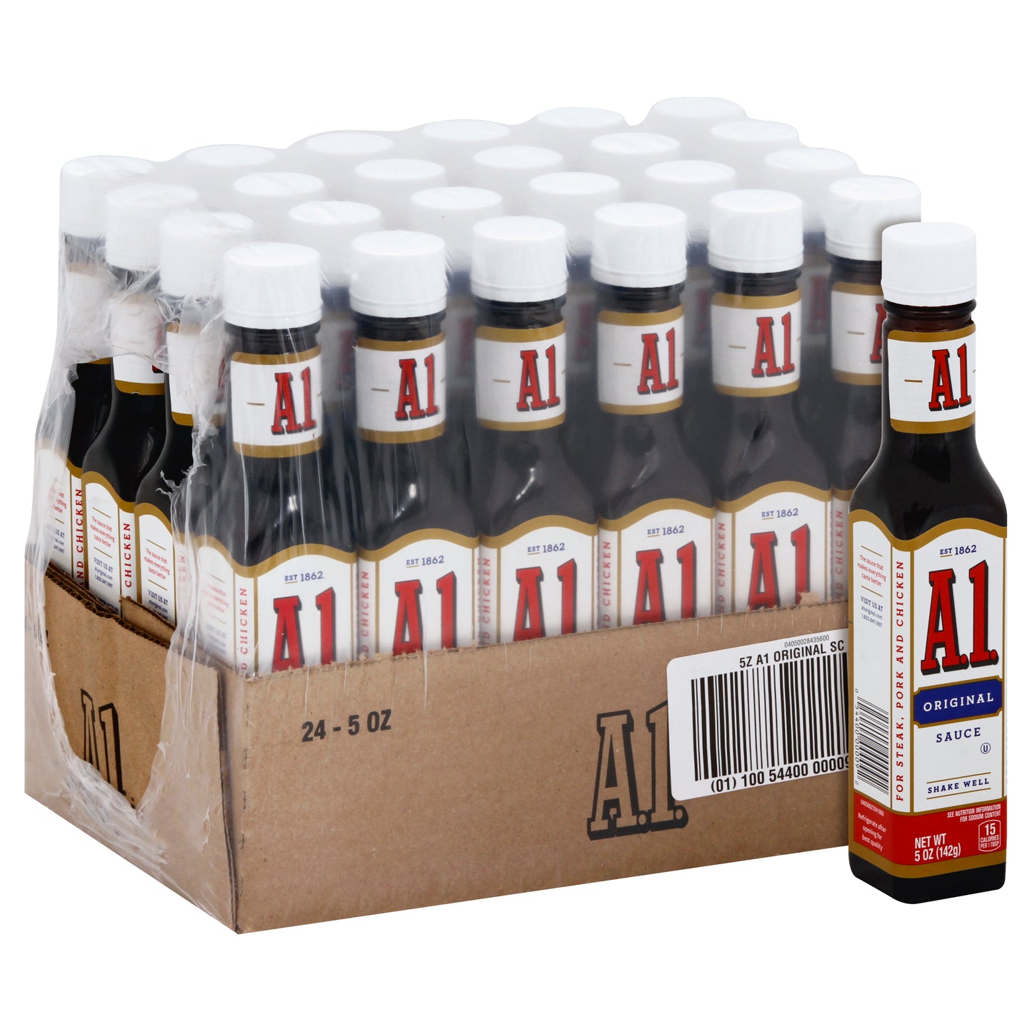 A.1. Original Steak Sauce, 5 Ounce Size - 24 Per Case.