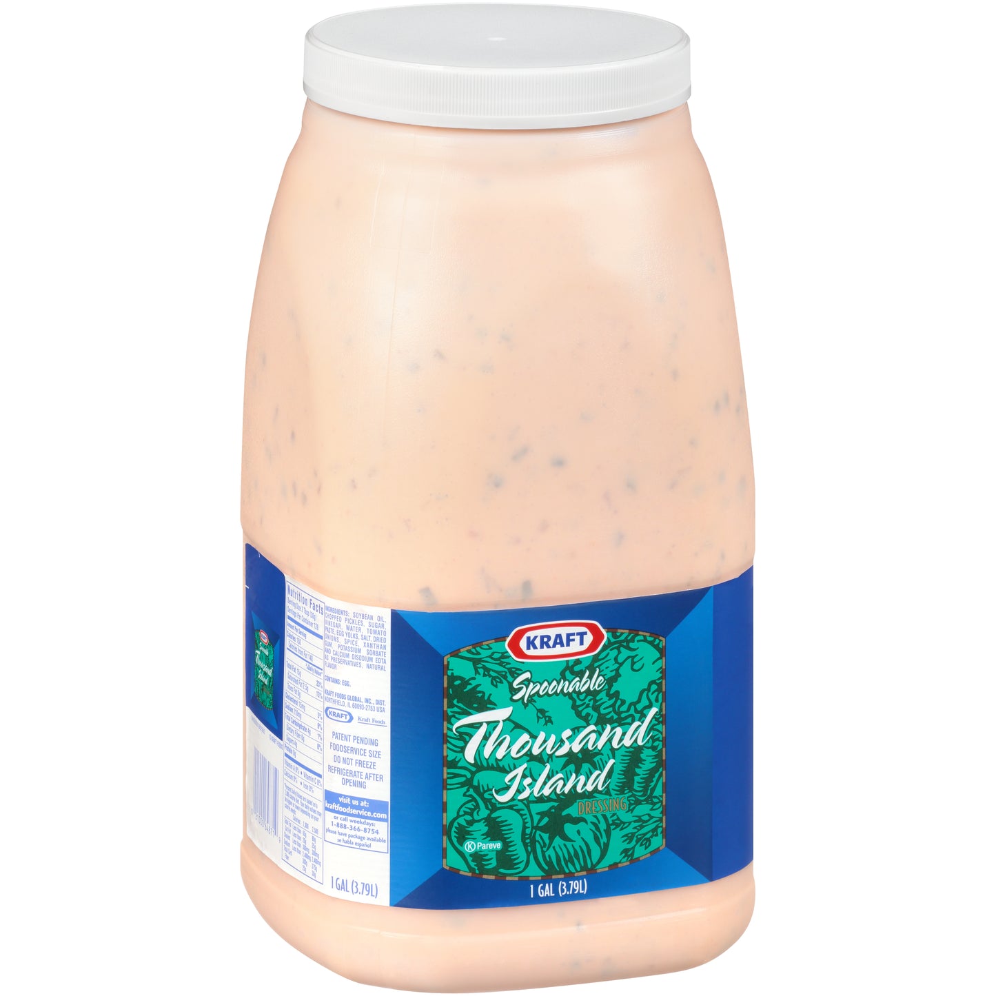 KRAFT Bulk Thousand Island Salad Dressing 1 gal. Jug 4 Per Case