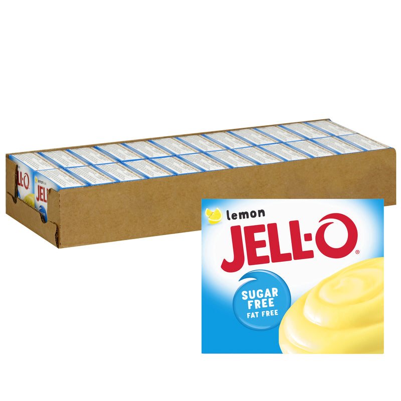 Jell-O Pudding Sugar Free Lemon 1 Ounce Size - 24 Per Case.