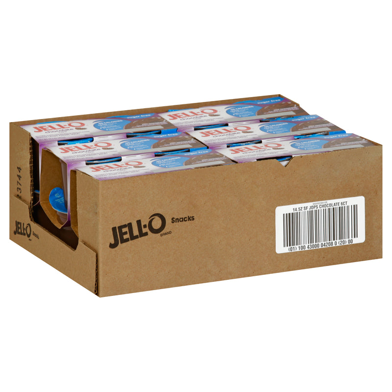 Jell-O Ready To Eat Dessert Chocolate Sugar Free Pudding, 14.5 Ounce Size - 6 Per Case.