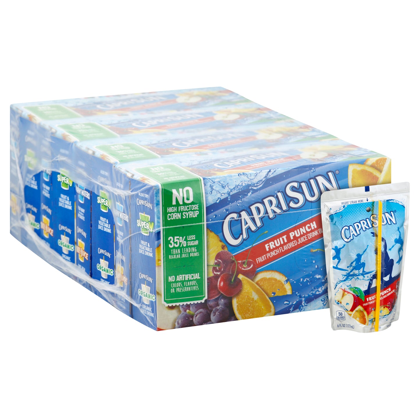 Capri Sun® Juice Fruit Punch Pouch 6 Pouches 40