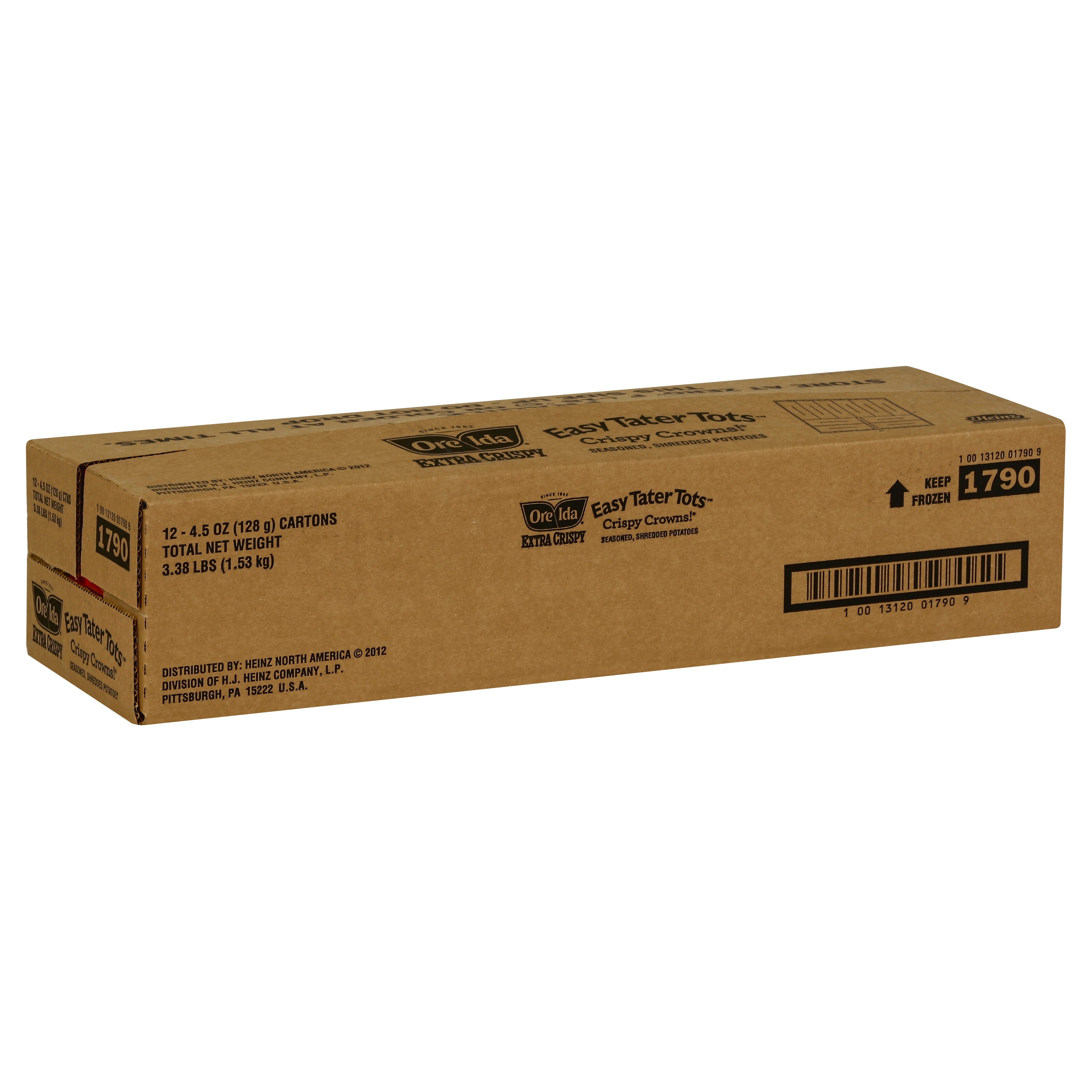 Ore Ida Core Frozen Potatoes Extra Crispy 4.5 Ounce Size - 12 Per Case.