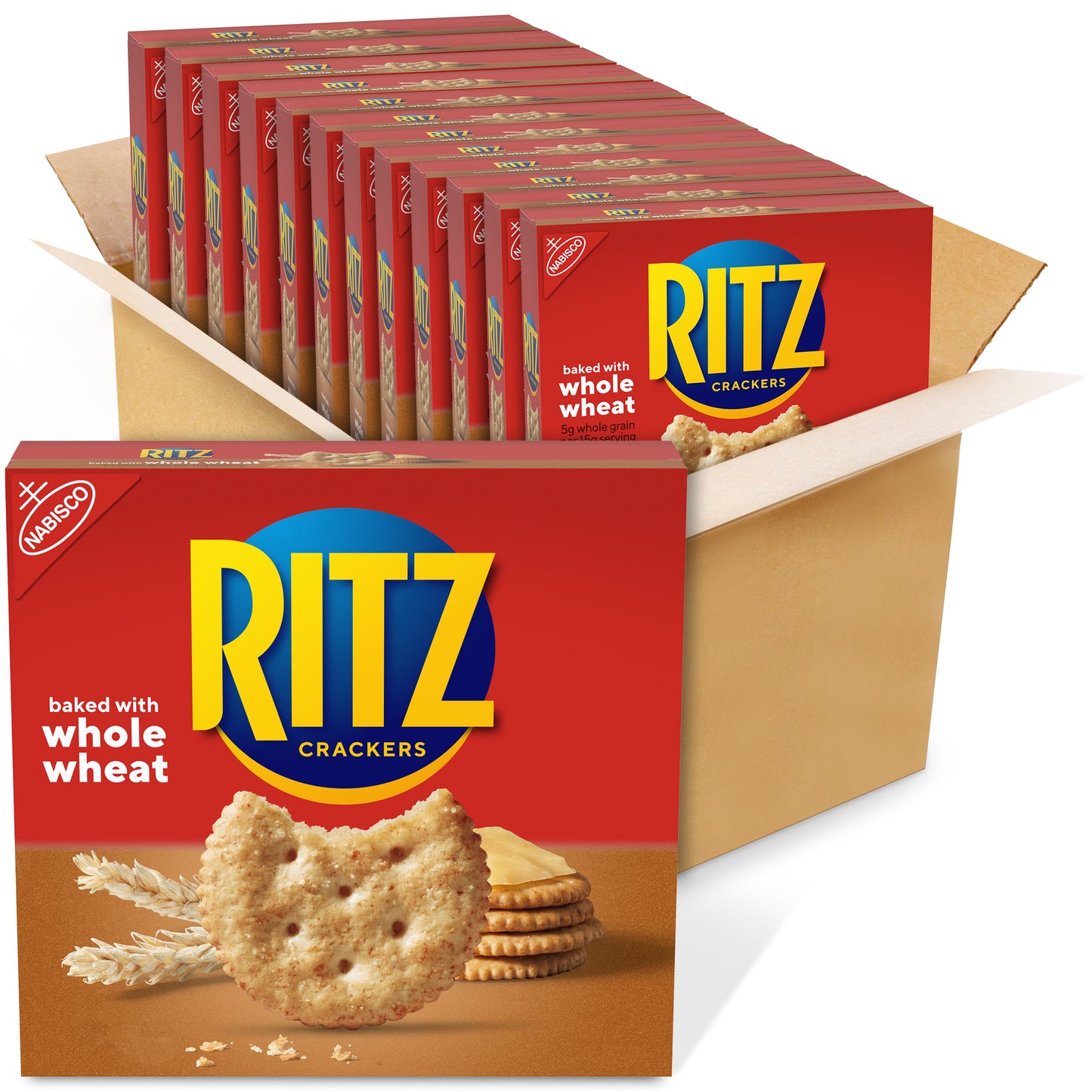 Ritz Crackers Whole Wheat 12.9 Ounce Size - 12 Per Case.