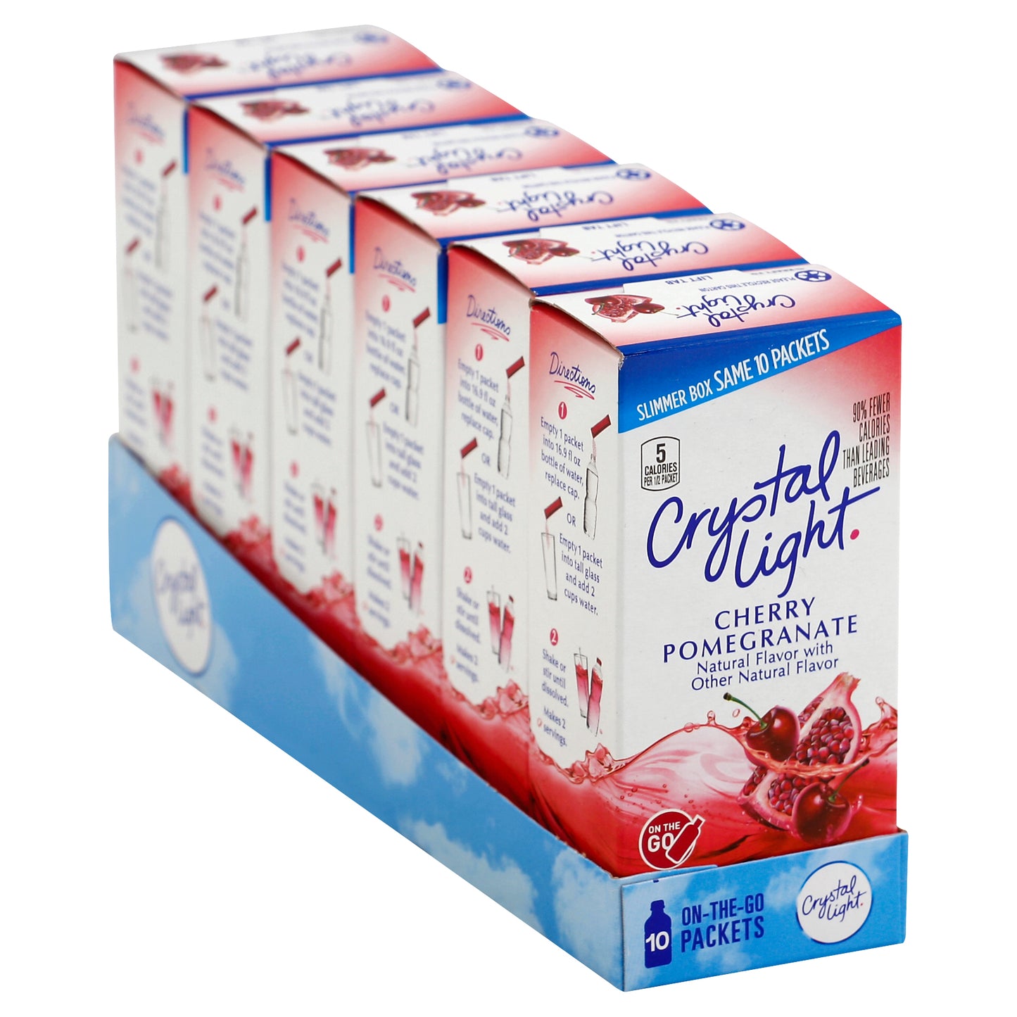 Crystal Light Cherry Pomegranate Beverage Onthe Go, 0.11 Ounce Size - 120 Per Case.