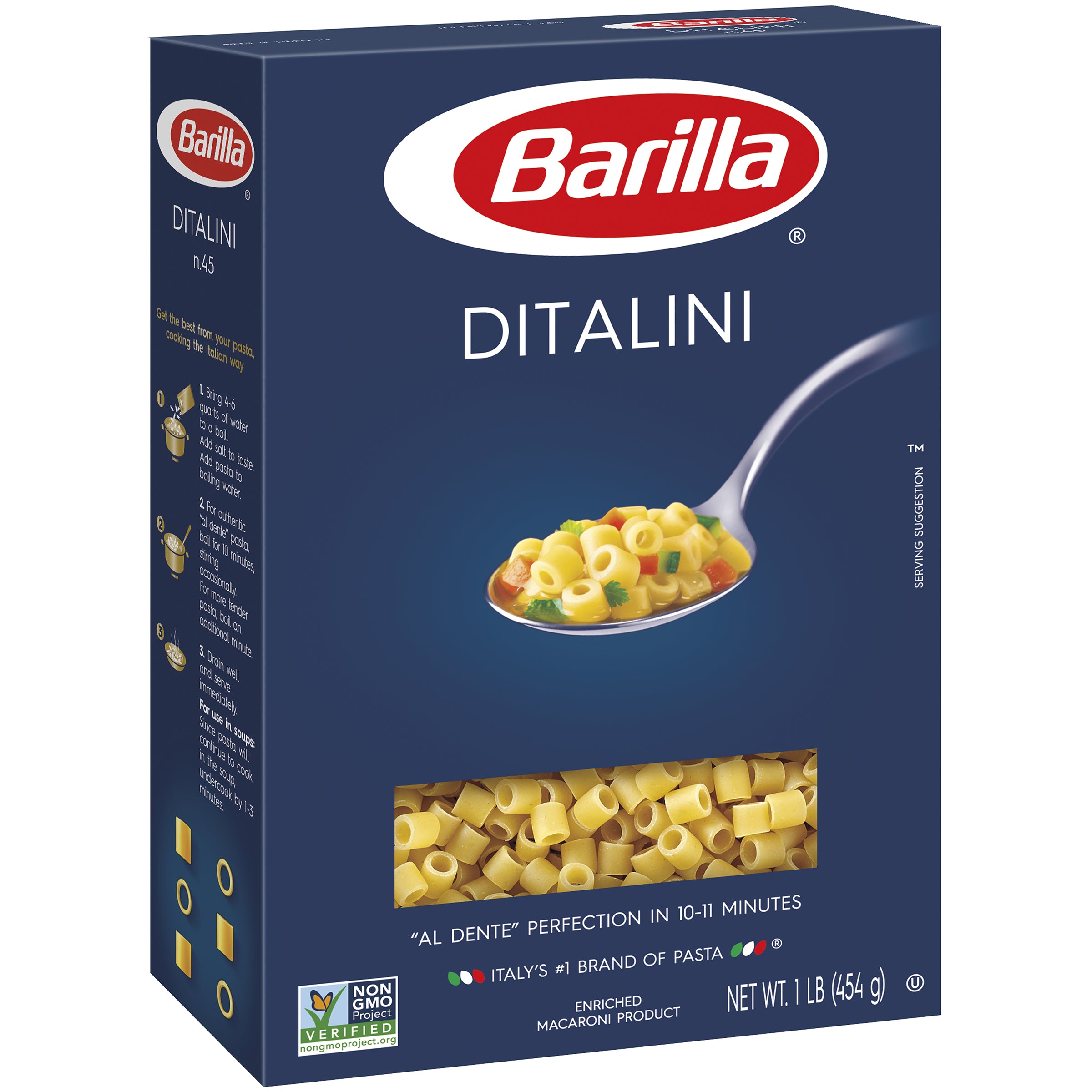 Ditalini Barilla USA 16 Ounce Size - 16 Per Case.