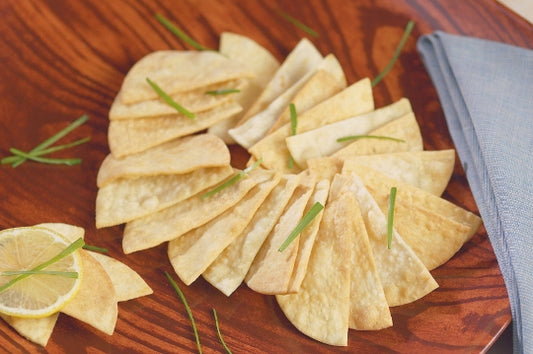 Mediterranean Pita Chips 15 Pound Each - 1 Per Case.