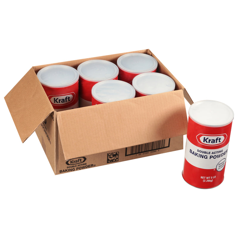 Kraft Baking Powder Original, 5 Pound Each - 6 Per Case.