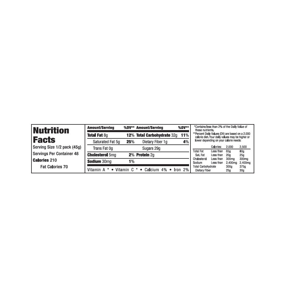 M&m's Milk Chocolate King Size 3.14 Ounce Size - 144 Per Case.