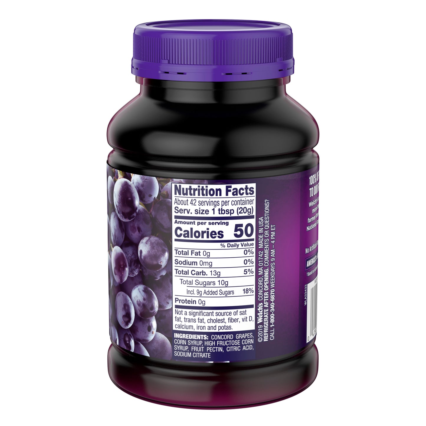 Spread Concord Grape Jelly 30 Ounce Size - 12 Per Case.