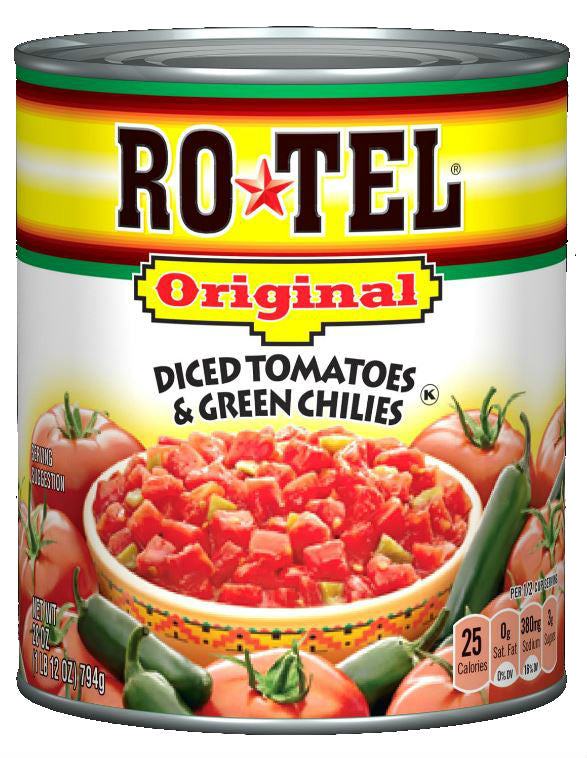 Diced Tomatoes With Chilies 28 Ounce Size - 12 Per Case.