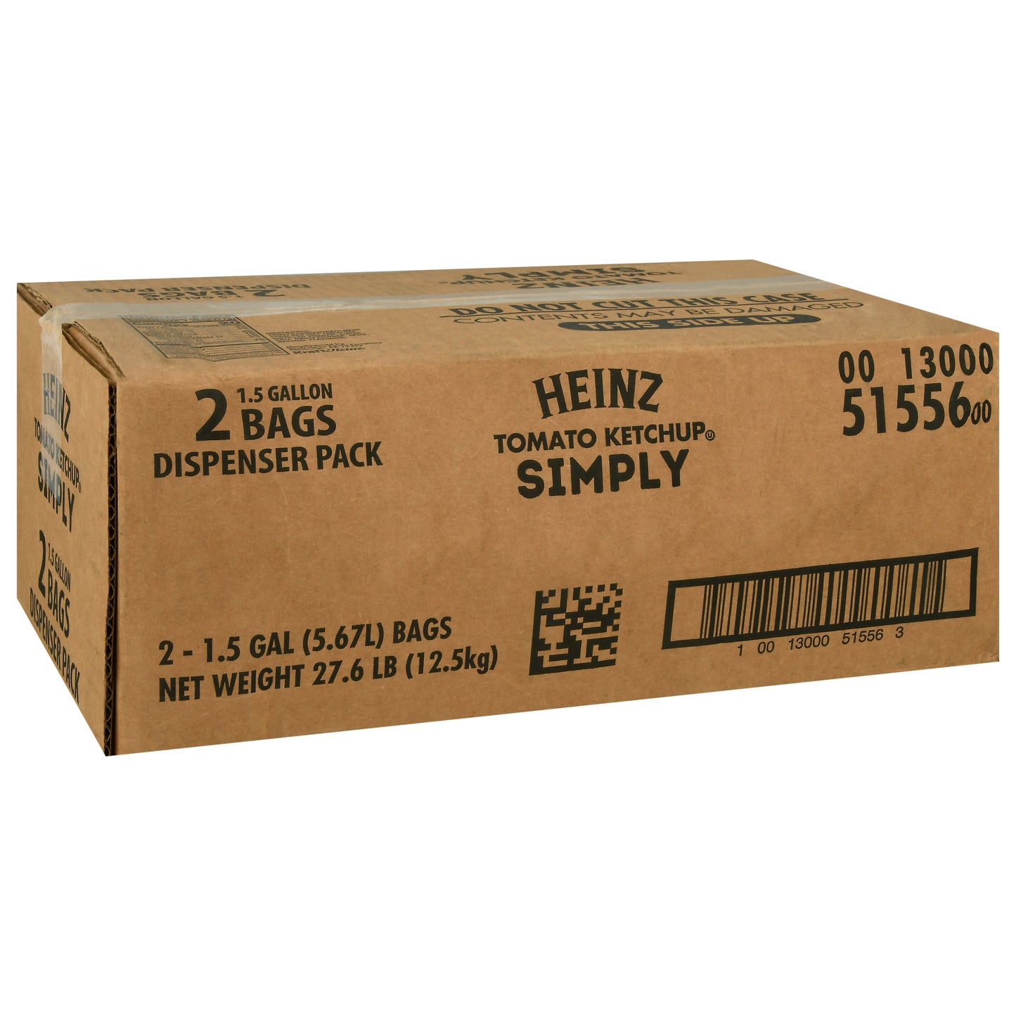 SIMPLY HEINZ Ketchup Dispenser Pack 1.5 gal. 2 Per Case