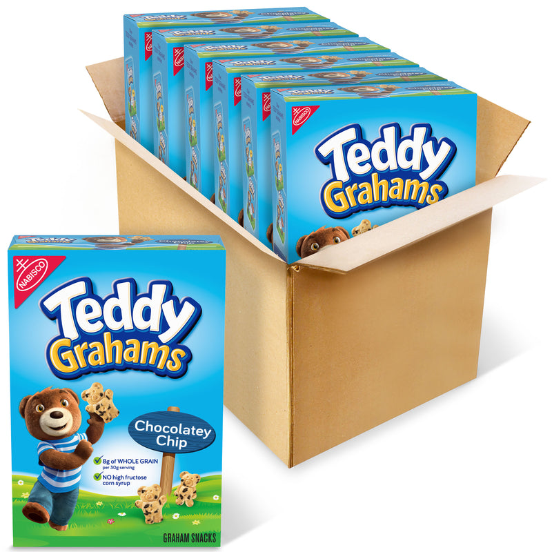 Teddy Grahams Cookies Chocolate Chip Z 10 Ounce Size - 6 Per Case.