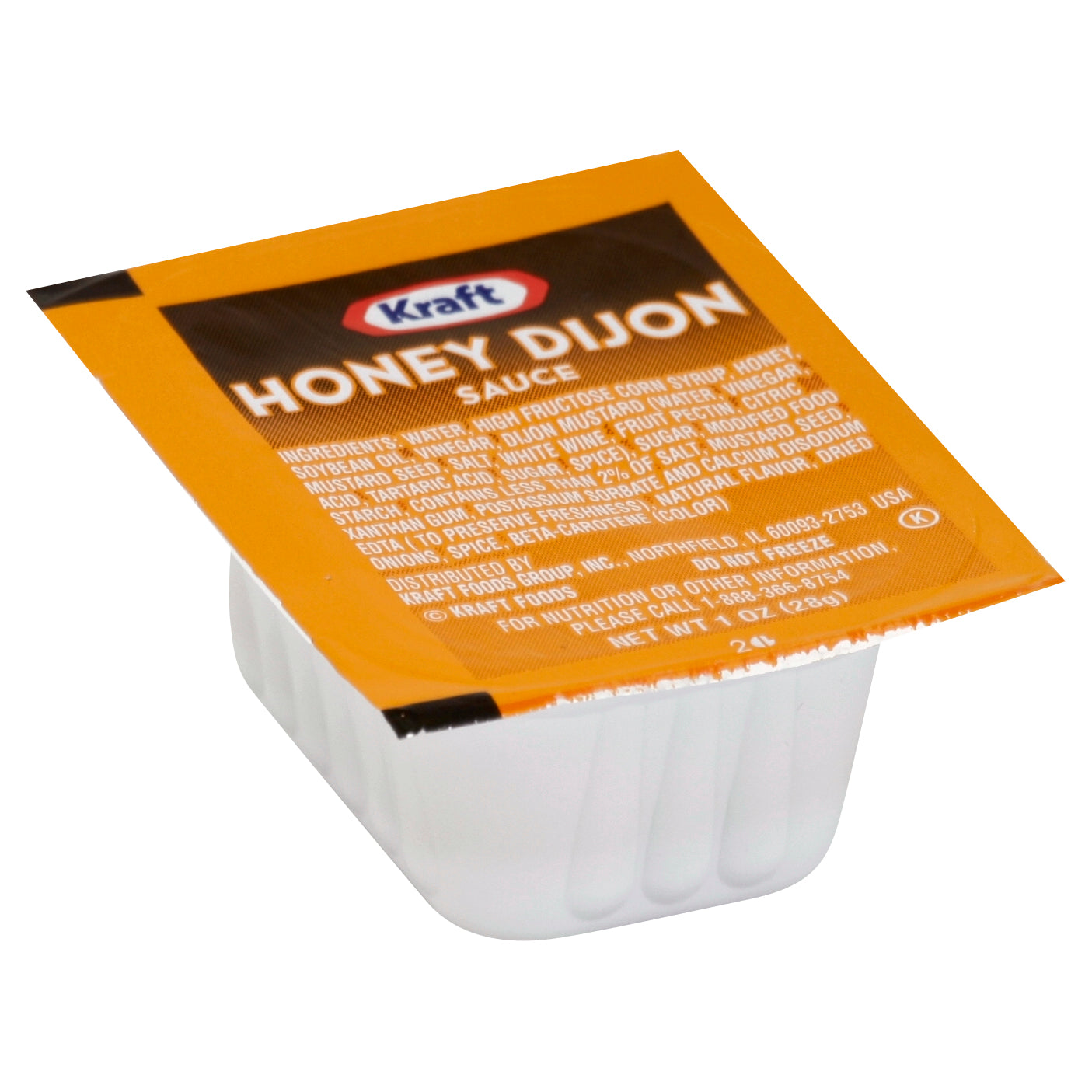 KRAFT Single Serve Honey Dijon Sauce 1 Ounce Cups 100 Per Case