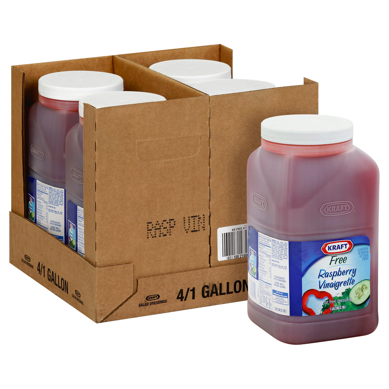 KRAFT Fat Free Raspberry Vinaigrette Salad Dressing 1 gal. Jugs 4 Per Case