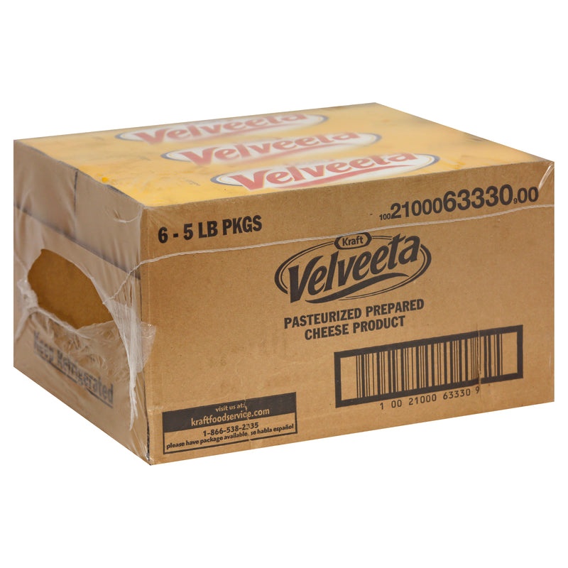 VELVEETA American Cheese Loaf 5 Lb. 6 Per Case