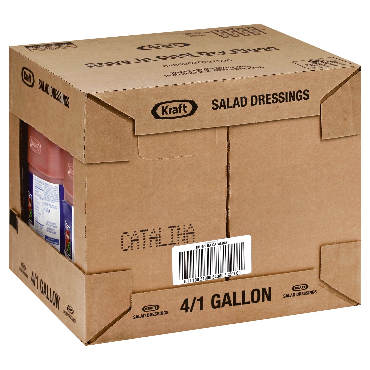 KRAFT Catalina Salad Dressing 1 gal. Jugs 4 Per Case