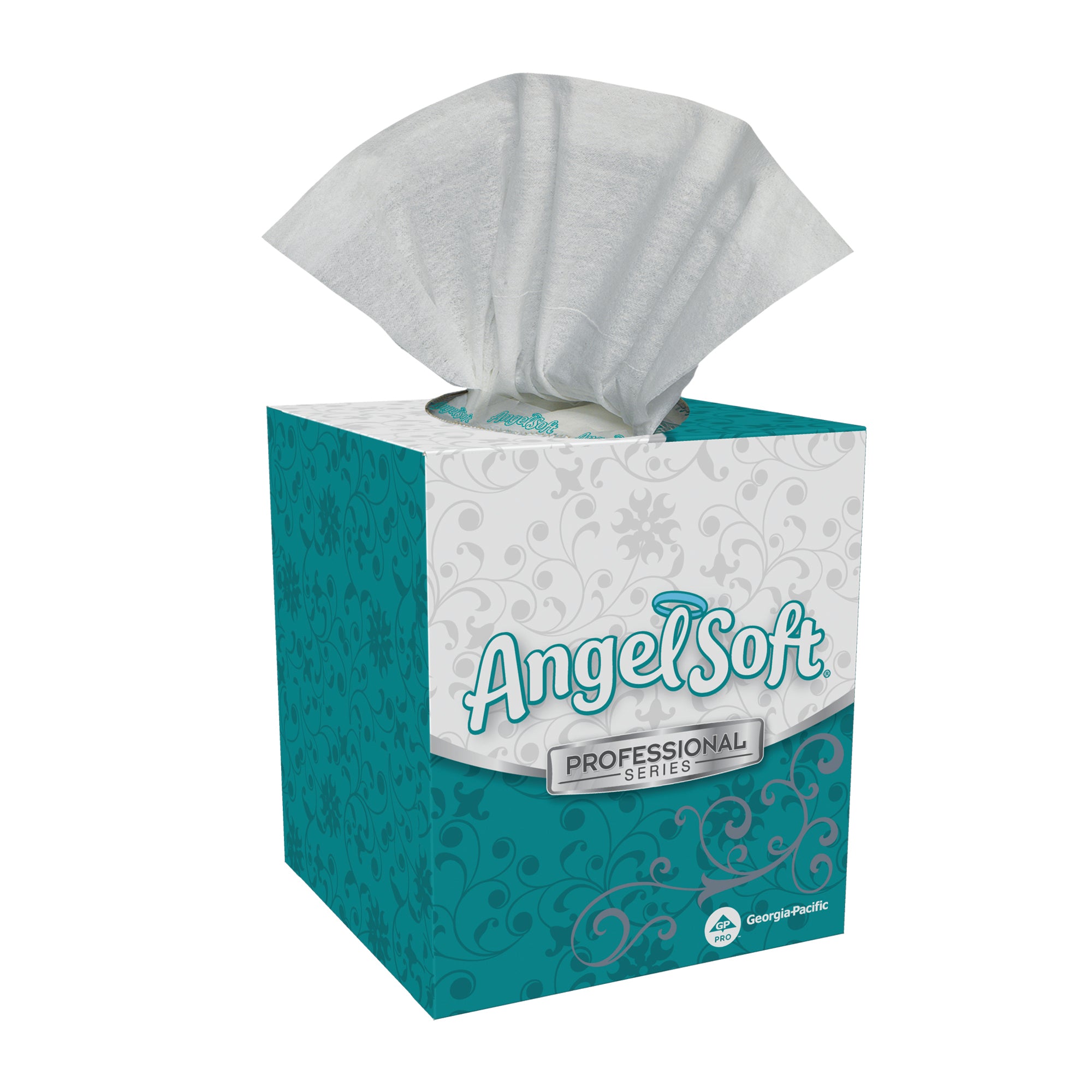 Angel Soft Professional Series(R) 2-Ply Facial Tissue By Gp Pro  Cube Box  46580  96 Sheets Per Box
