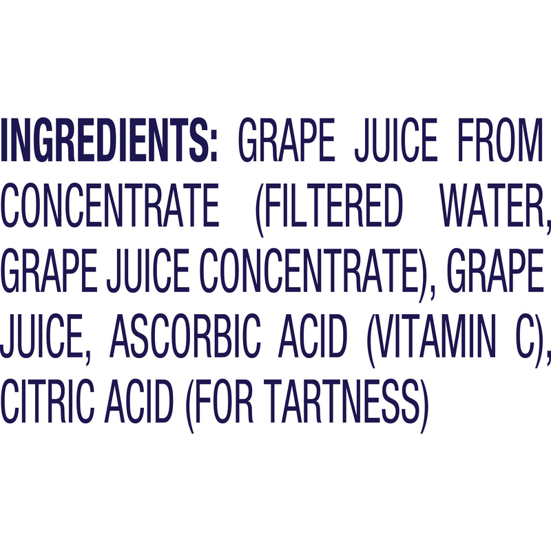 Welch's Juice Concord Grape 10 Fluid Ounce - 24 Per Case.