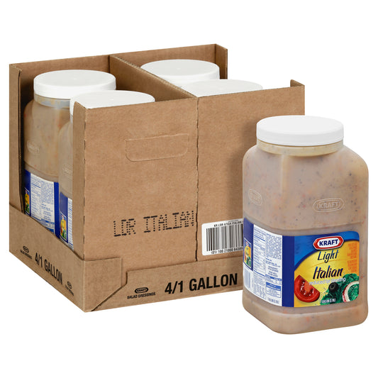 KRAFT Bulk Reduced Fat Italian Salad Dressing 1 gal. Jug 4 Per Case