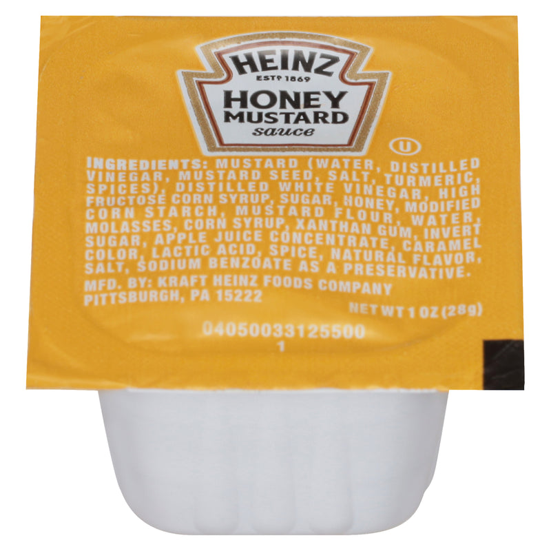 HEINZ Single Serve Honey Mustard 1 Ounce Cups 100 Per Case