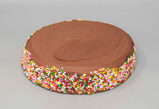 Chocolate Special Occasion Cake Inch Cake Pack 1.5 Pound Each - 1 Per Case.