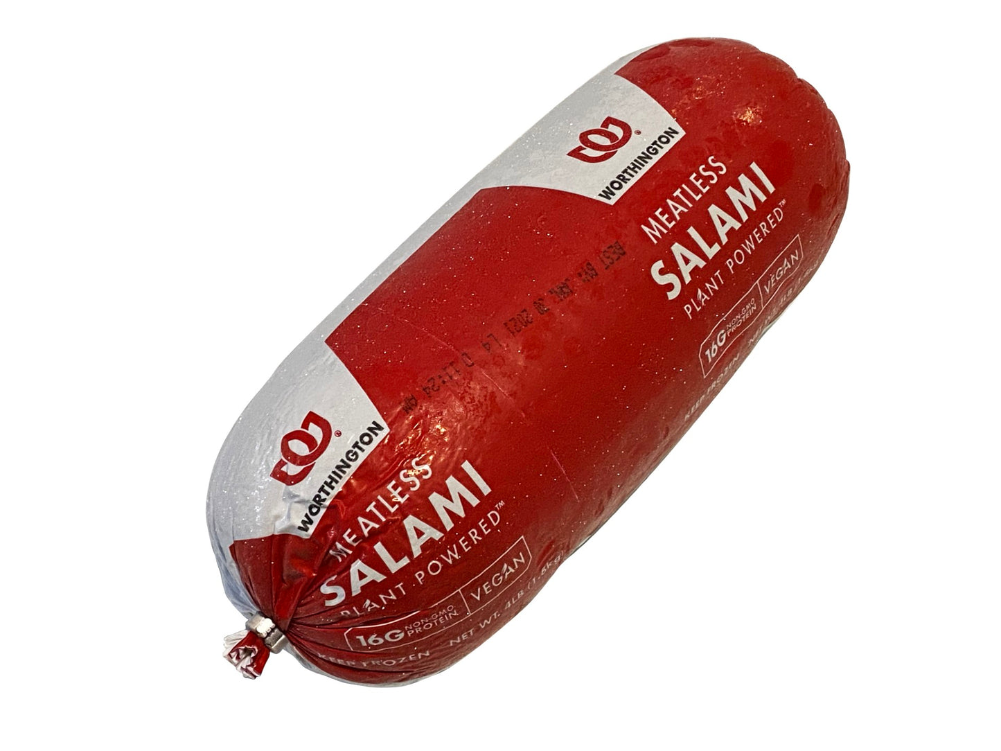 Worthington Vegan Salami Roll 4 Pound Each - 4 Per Case.