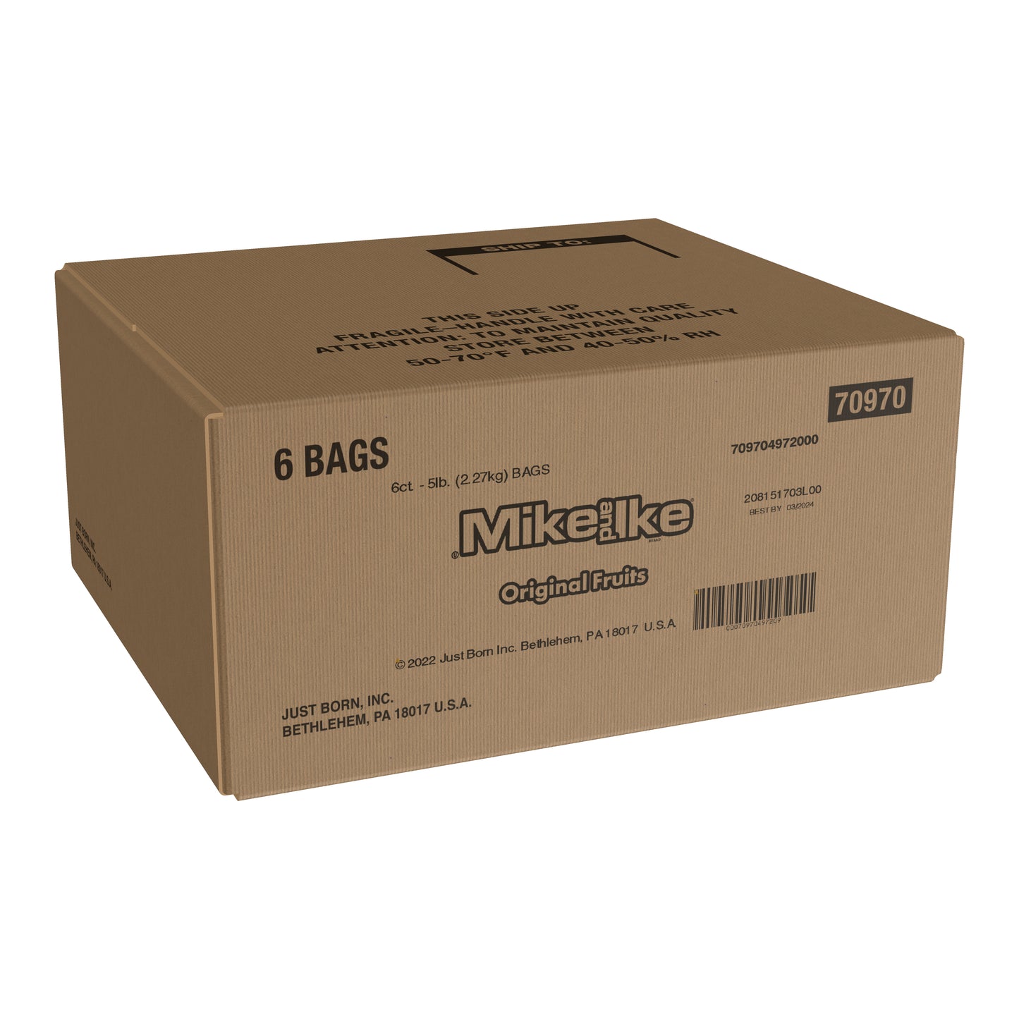 Mike And Ike® Original Fruits Bulk Ctcase 5 Pound Each - 6 Per Case.