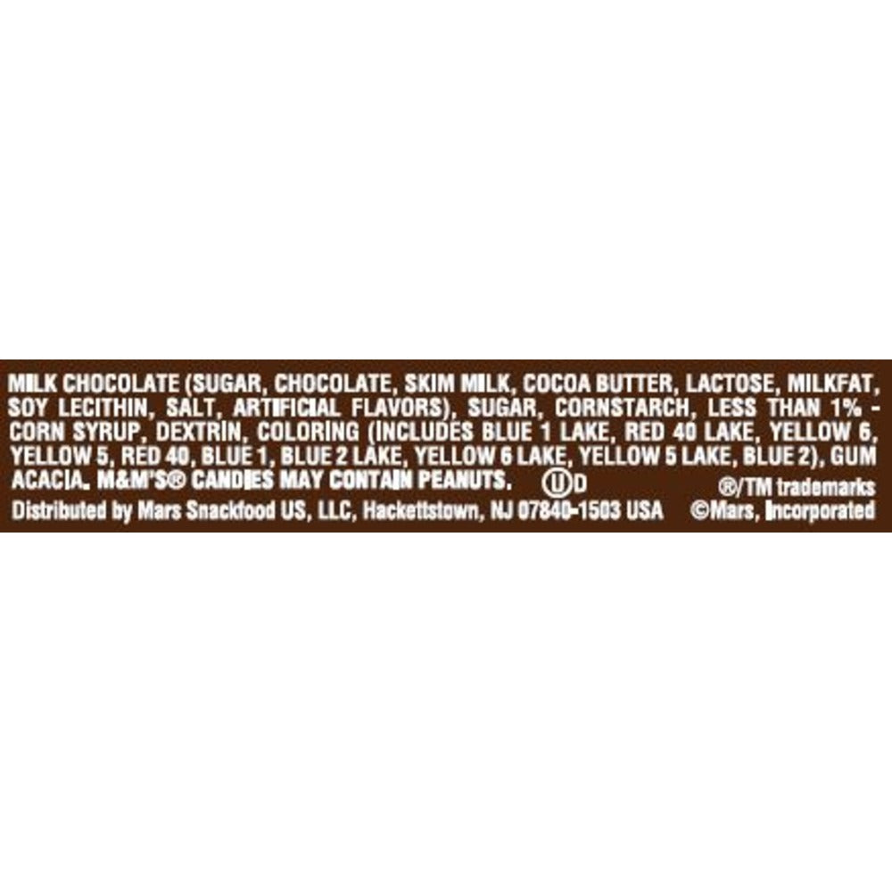 M&m's Milk Chocolate Movie Box 3.1 Ounce Size - 12 Per Case.