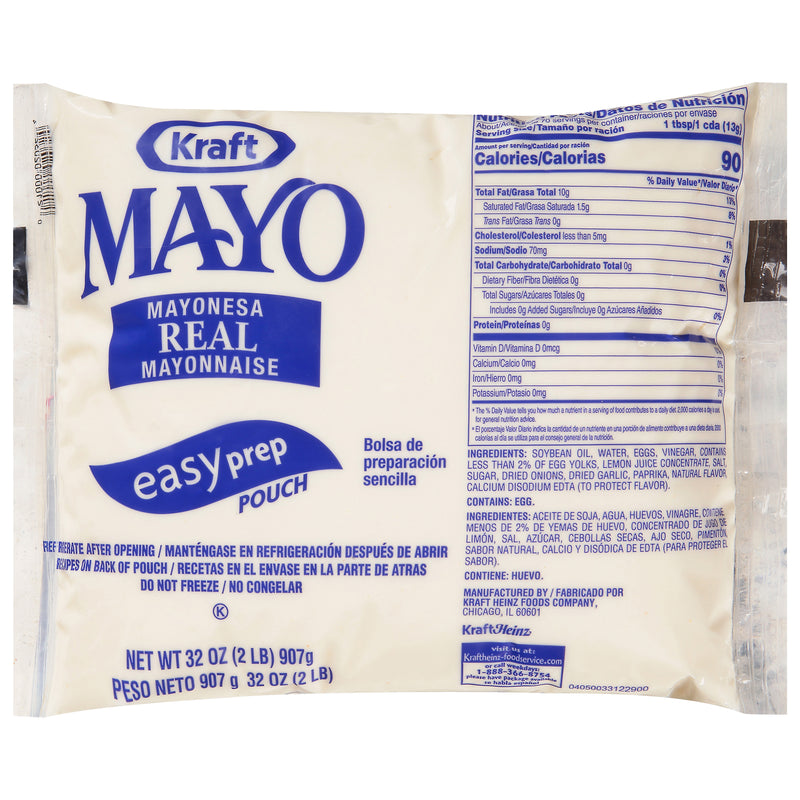 KRAFT Real Mayonnaise 32 Ounce Pouches 16)