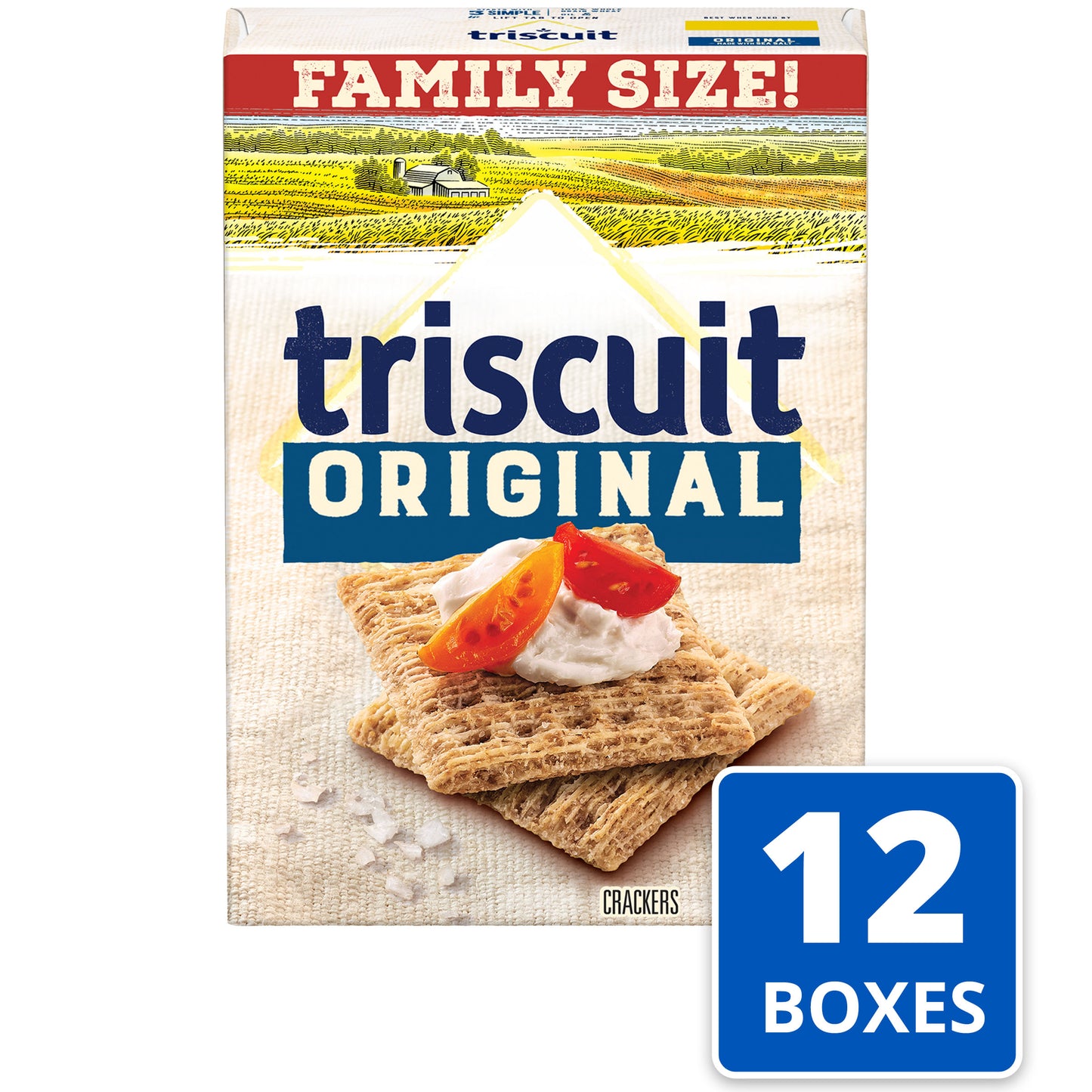 Triscuit Original Fam Sze 12.5 Ounce Size - 12 Per Case.