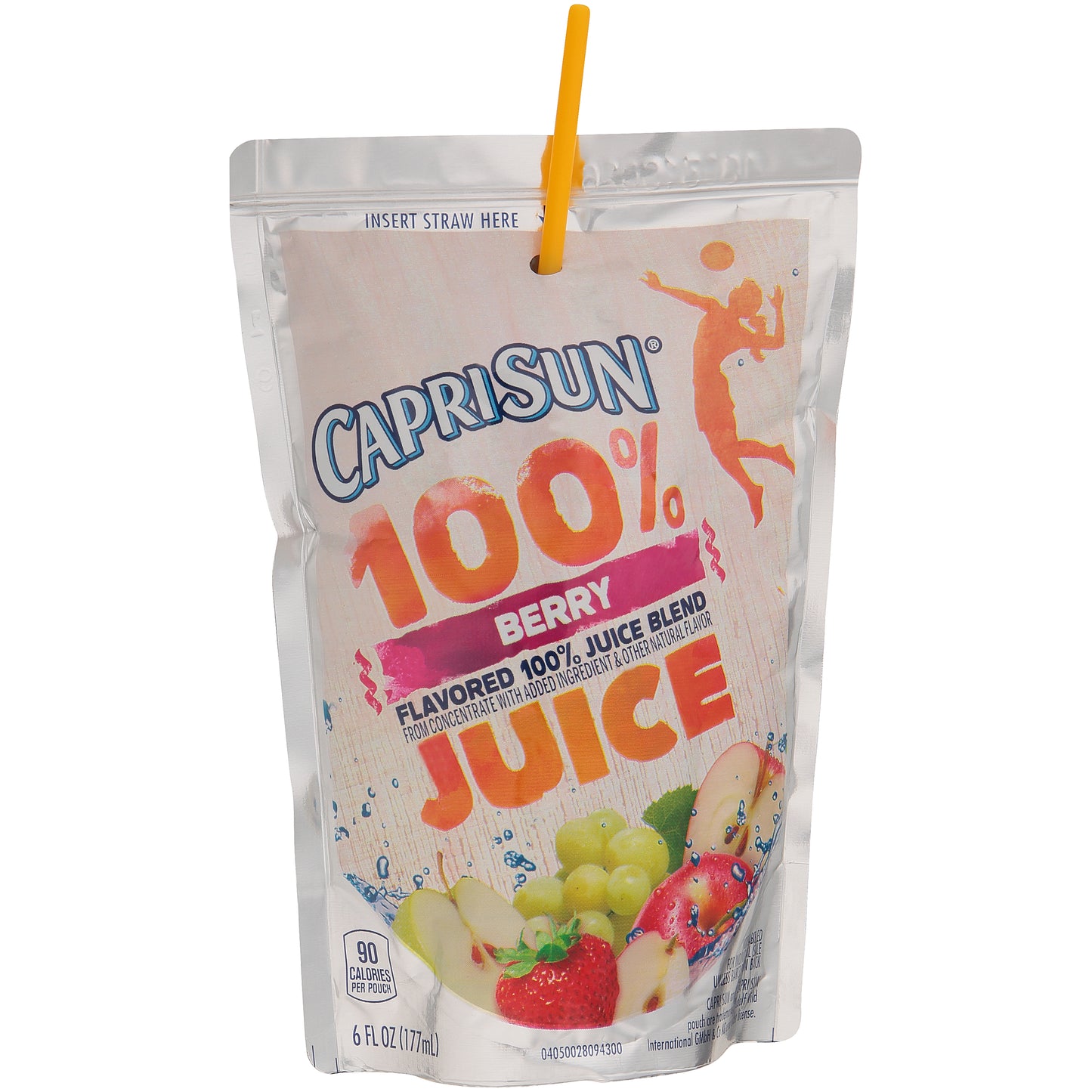 CAPRI SUN 100% Juice Berry Pouch 6 Ounce Pouches 40