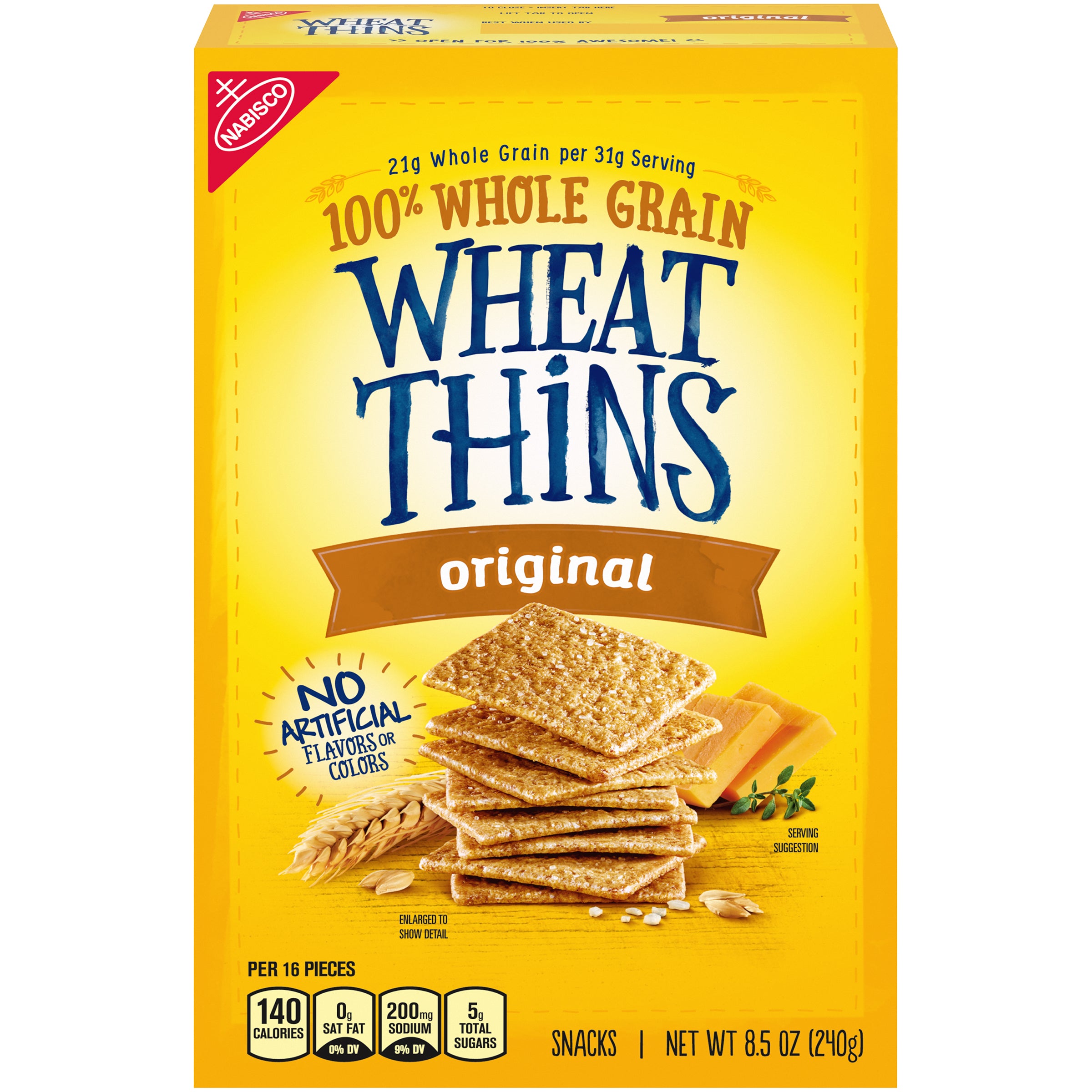 Wheat Thins Original8.5 Ounce Size - 6 Per Case.