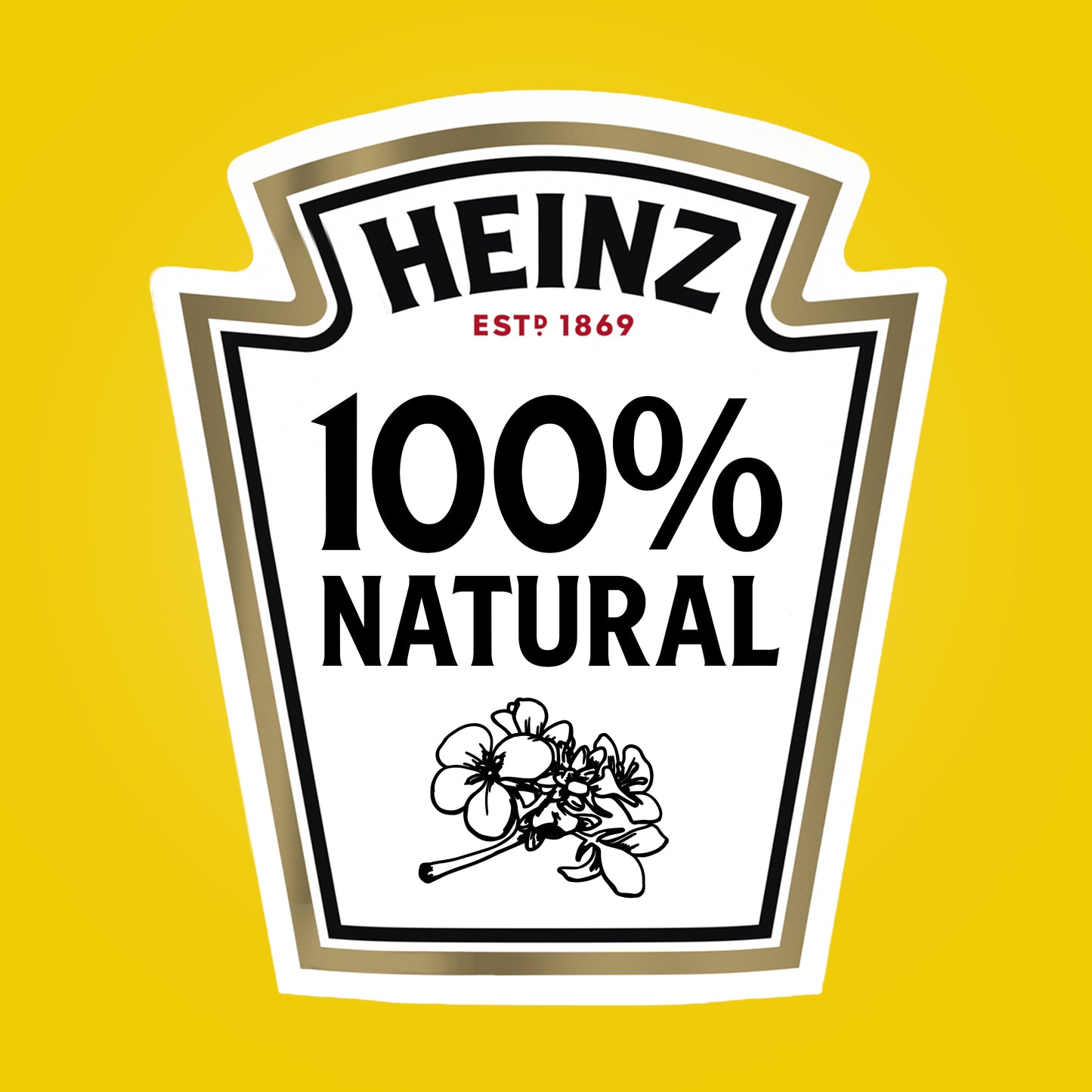 Heinz Yellow Mustard, 1.25 Pound Each - 12 Per Case.