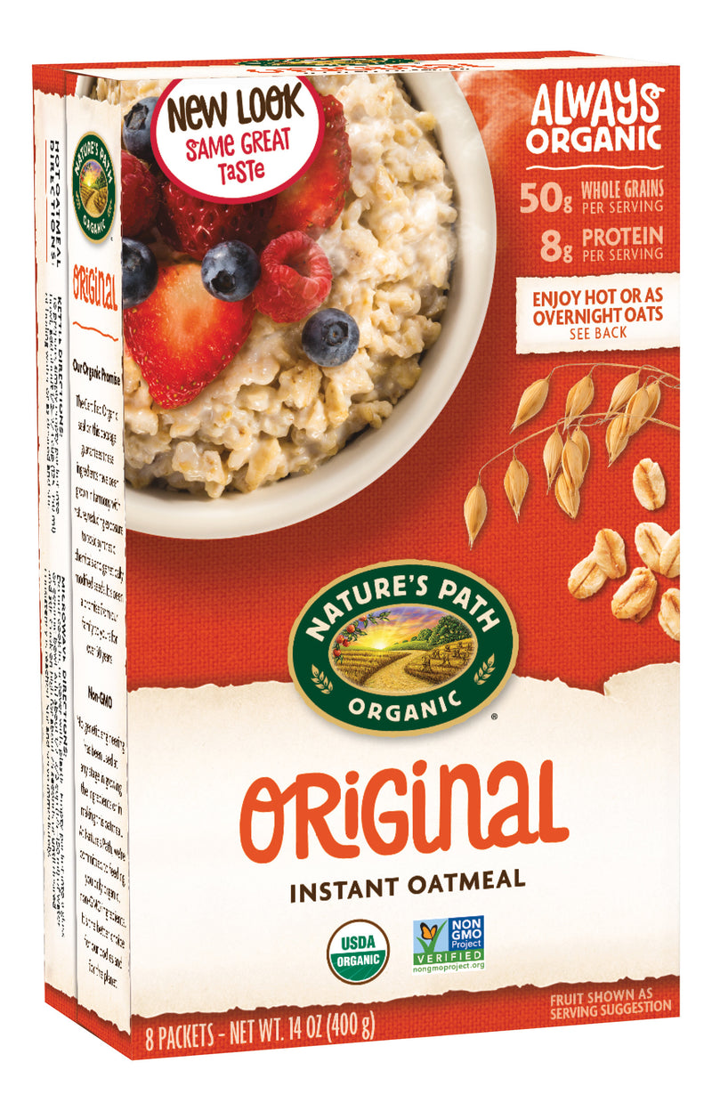 Nature's Path Hot Oatmeal Original Sugar Free 14 Ounce Size - 6 Per Case.