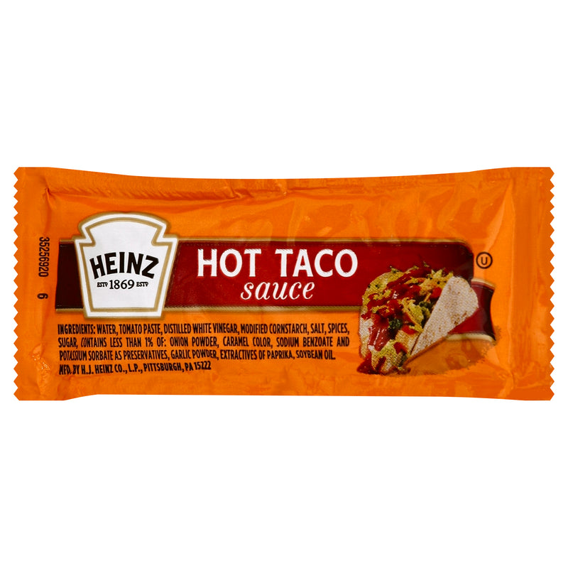 HEINZ Single Serve Taco Sauce 9 Gram Packets(500)