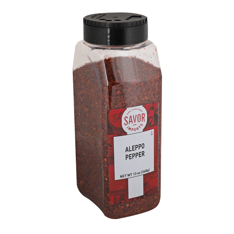 Savor Imports Aleppo Pepper Flakes 13 Ounce Size - 6 Per Case.