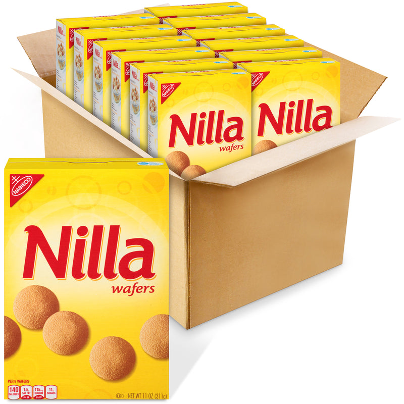 Nilla Wafer Cookies 11 Ounce Size - 12 Per Case.