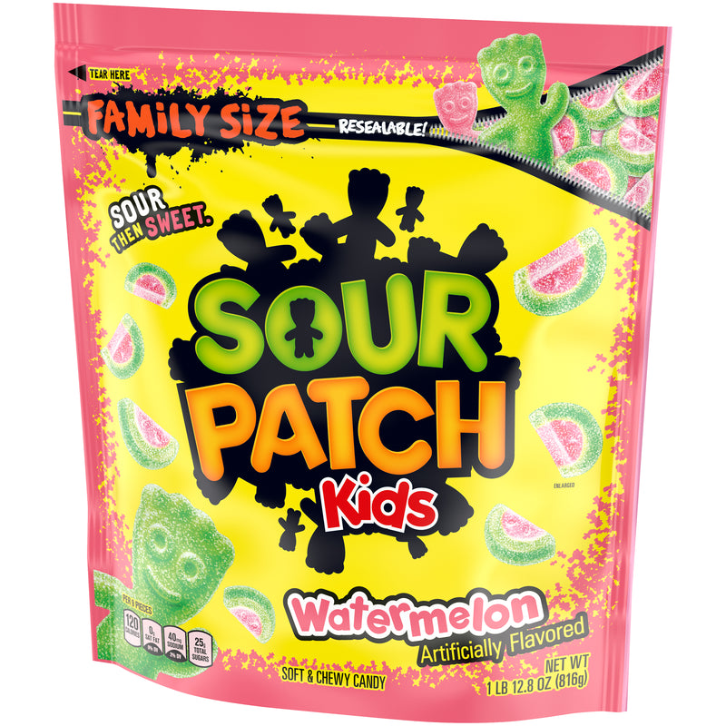 Lb Sour Patch Kids Wtrmln Bag 1.8 Pound Each - 4 Per Case.