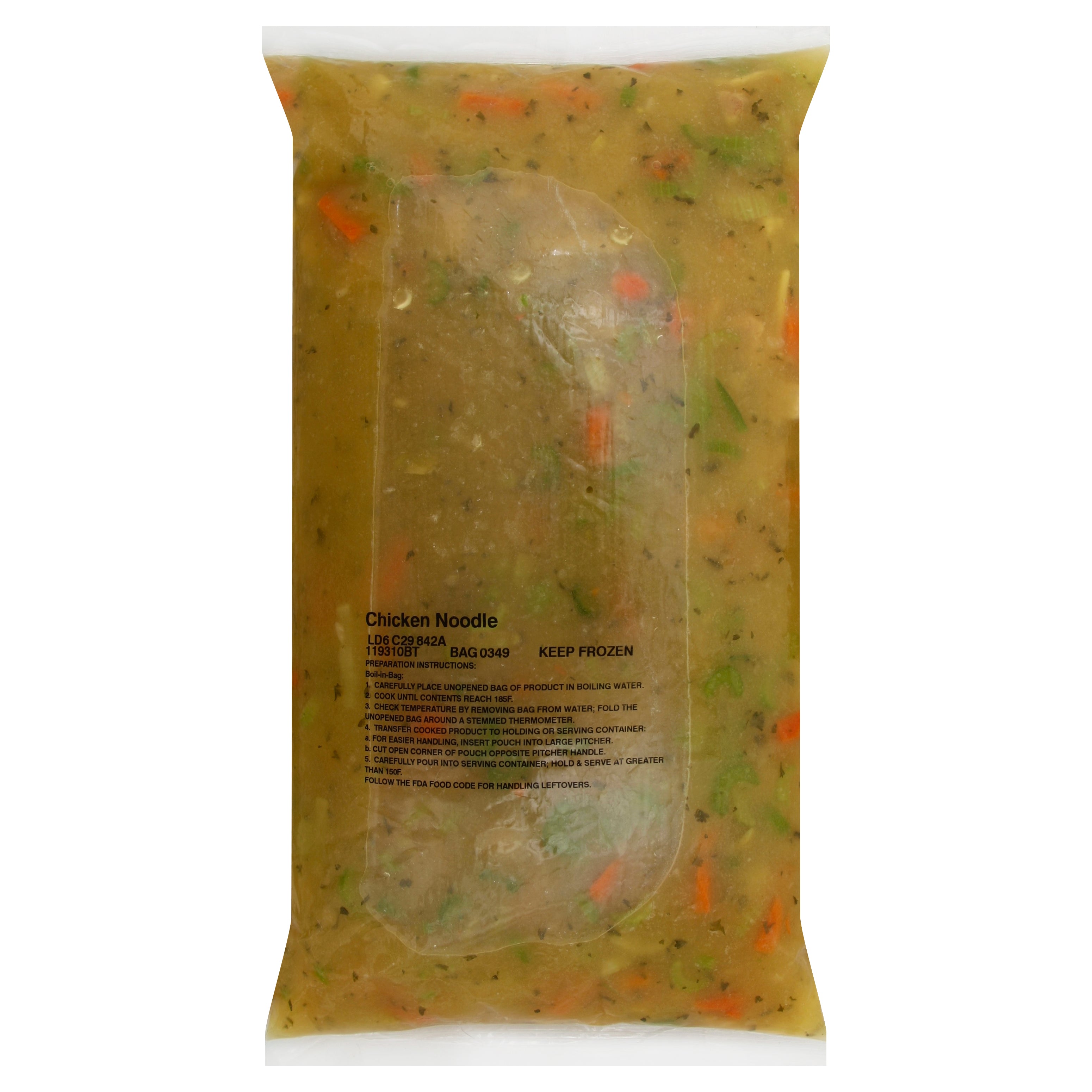 HEINZ CHEF FRANCISCO Chicken Noodle Soup 8 lb. Bag 4 Per Case