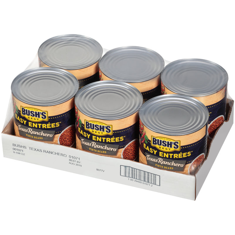 Bush's Easy Entrees Texas Ranchero 108 Ounce Size - 6 Per Case.