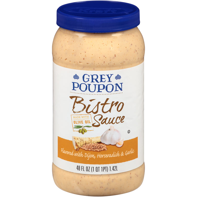 GREY POUPON Bistro Sauce 48 Ounce Jar 4 Per Case