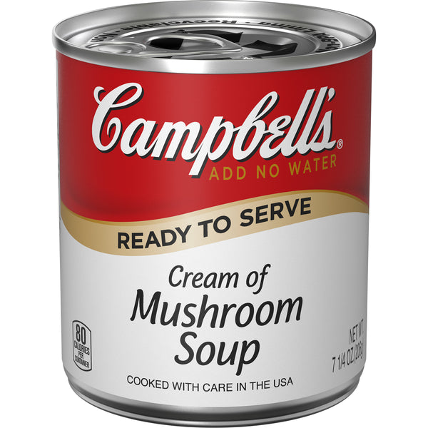 Campbell's Soup Easy Open Cream Of Mushroom 7.25 Ounce Size - 24 Per Case.