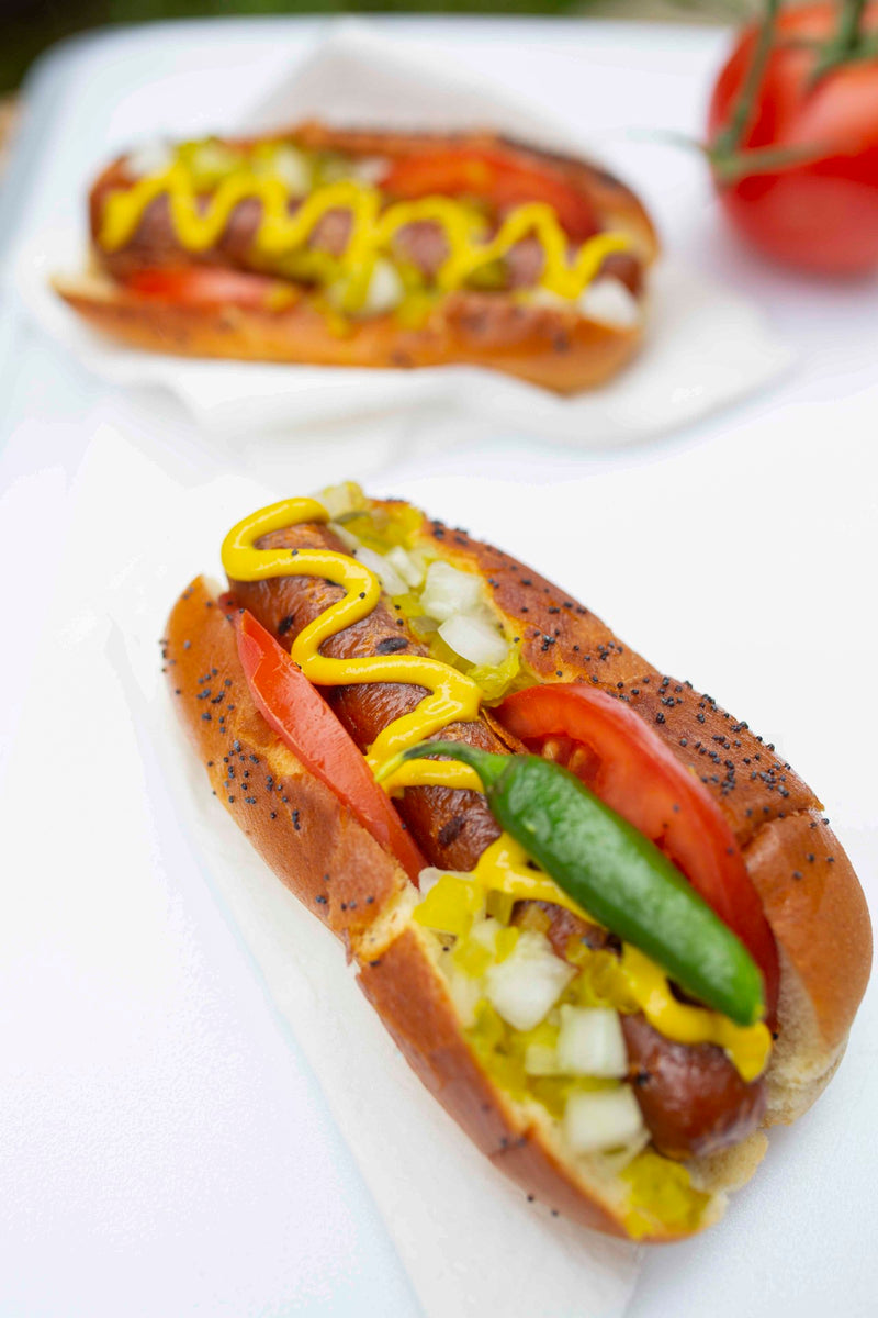 Upton's Naturals Updog Vegan Hot Dog 10 Ounce Size - 6 Per Case.