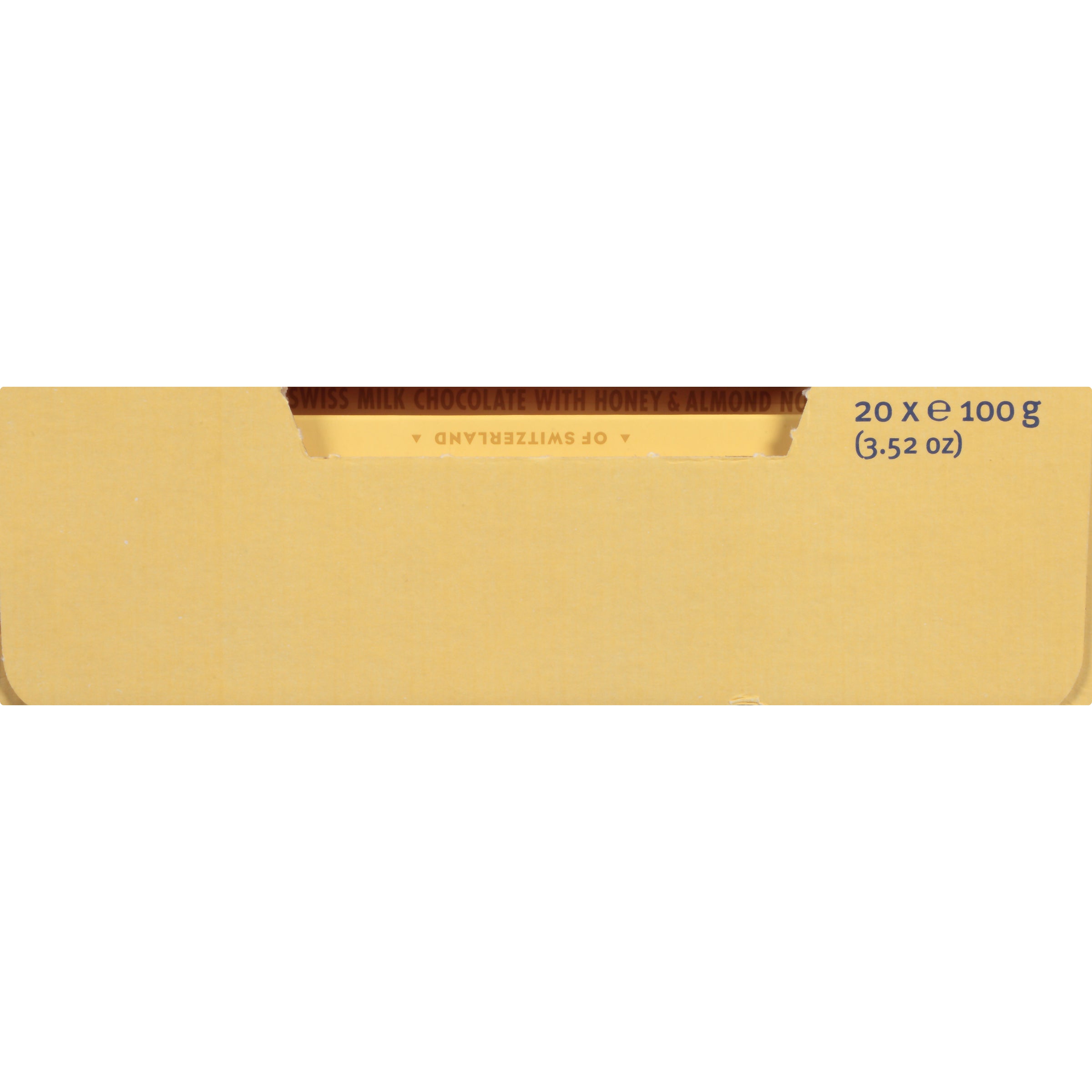 Toblerone Chocolate Bar Milk Chocolate Z 3.52 Ounce Size - 80 Per Case.
