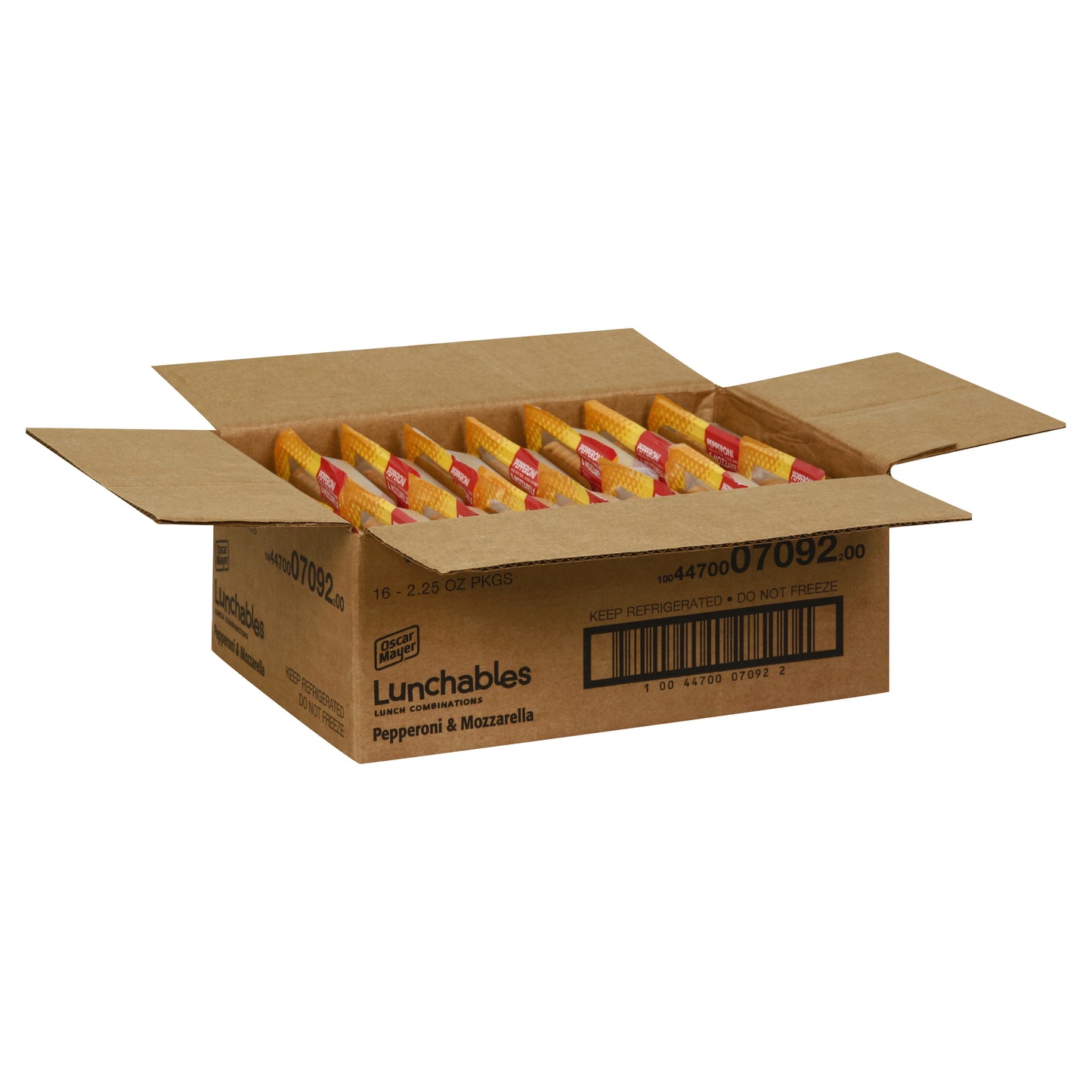 Lunchable Pepperoni & Mozzarella, 2.25 Ounce Size - 16 Per Case.