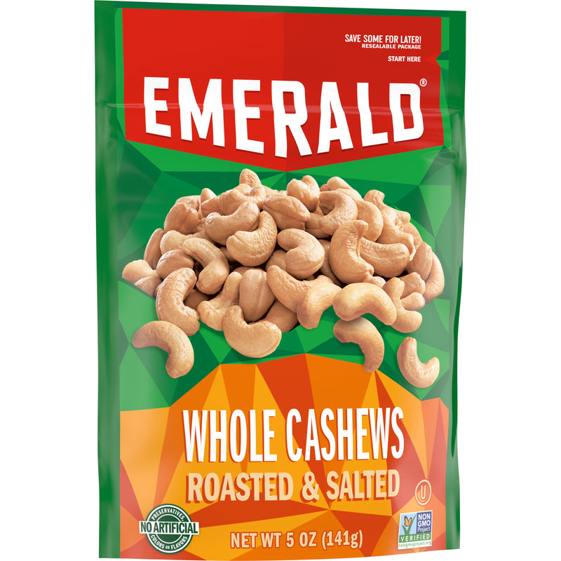 Nut Cashew Whole Roasted & Salted 5 Ounce Size - 6 Per Case.