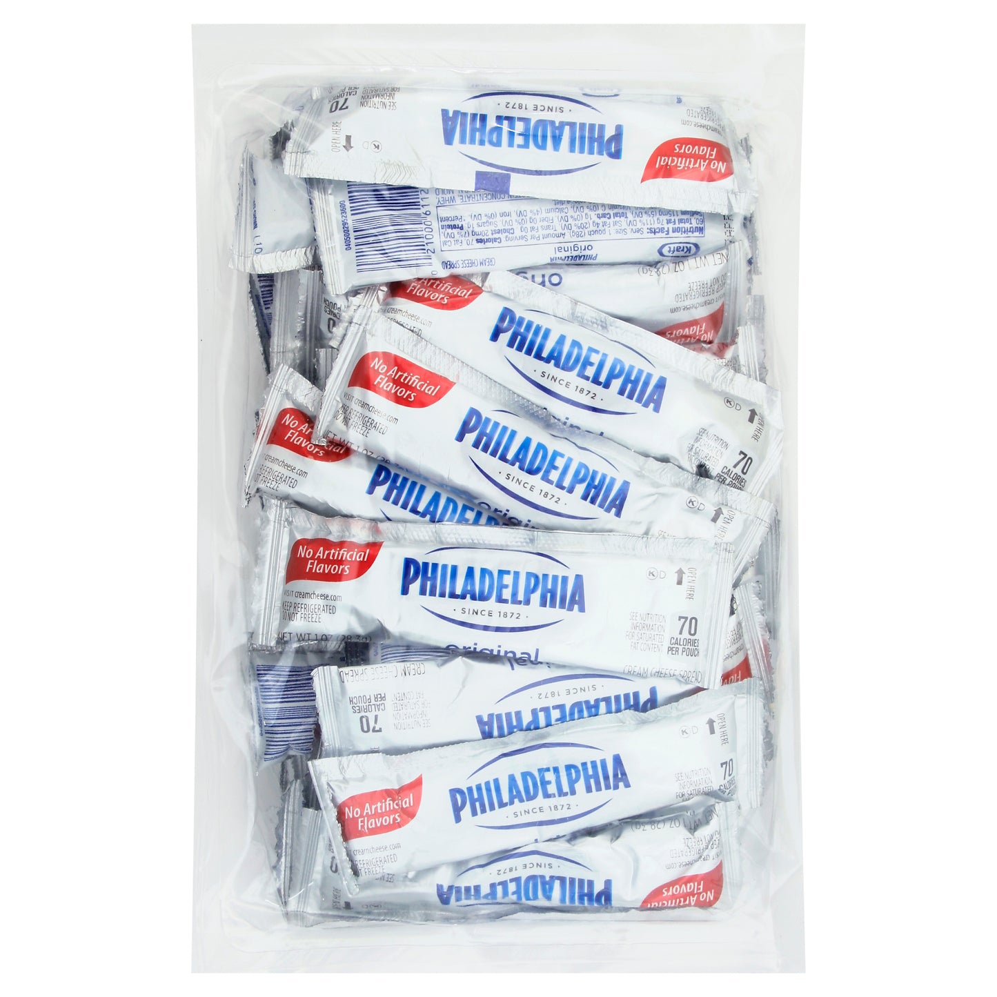 Philadelphia Original Cream Cheese Spread 100 Case Pack 1 Packets